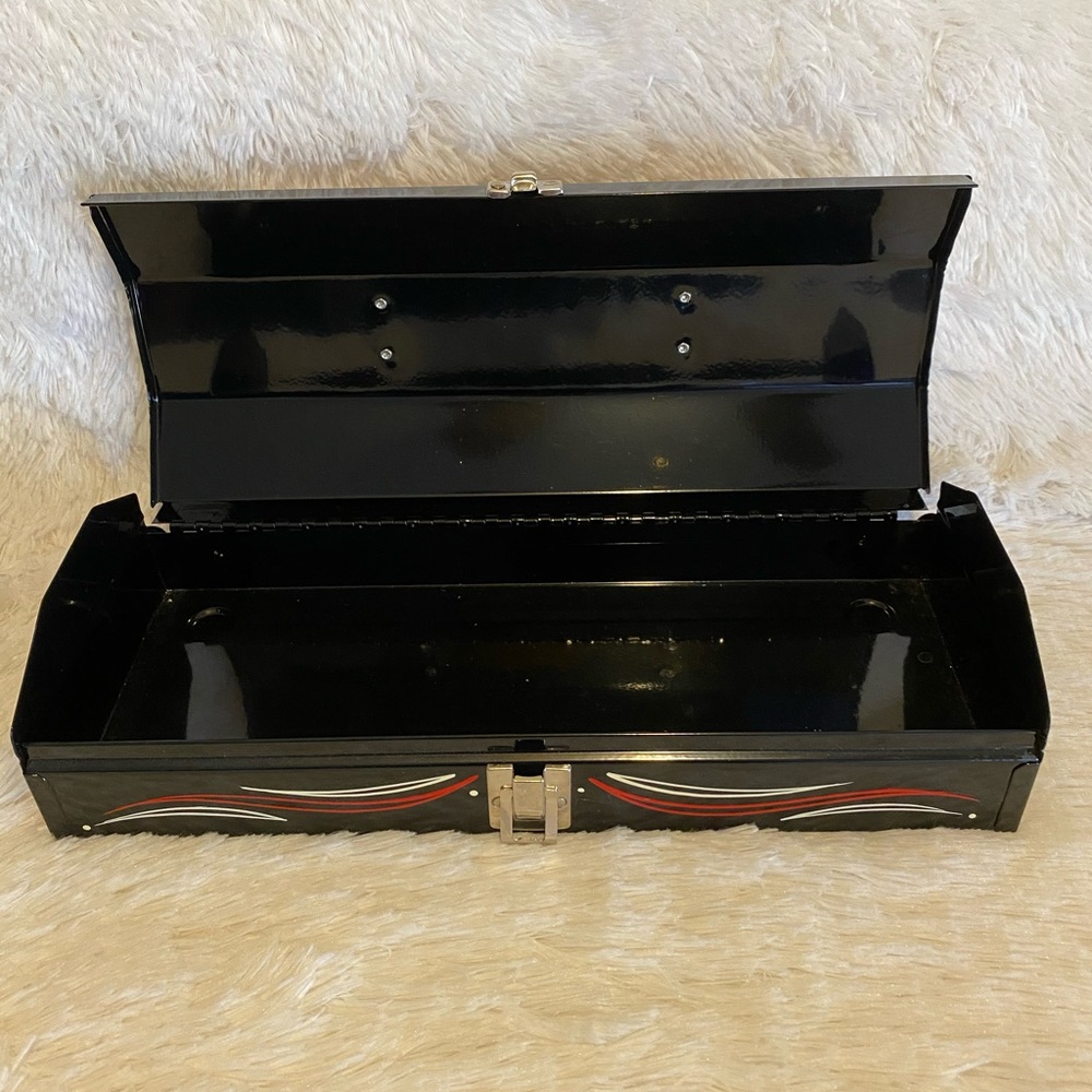 Hand painted custom tool box/makeup box